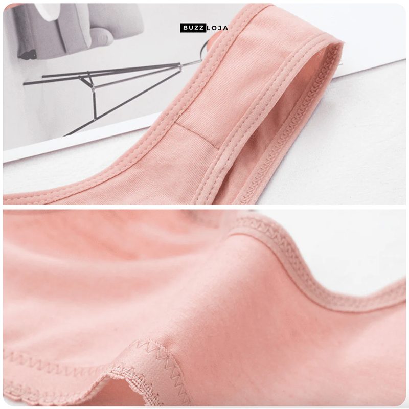 [COMPRE 2 LEVE 3] Sutiã Flora - Abertura Frontal - PROMO BUZZ 🌸