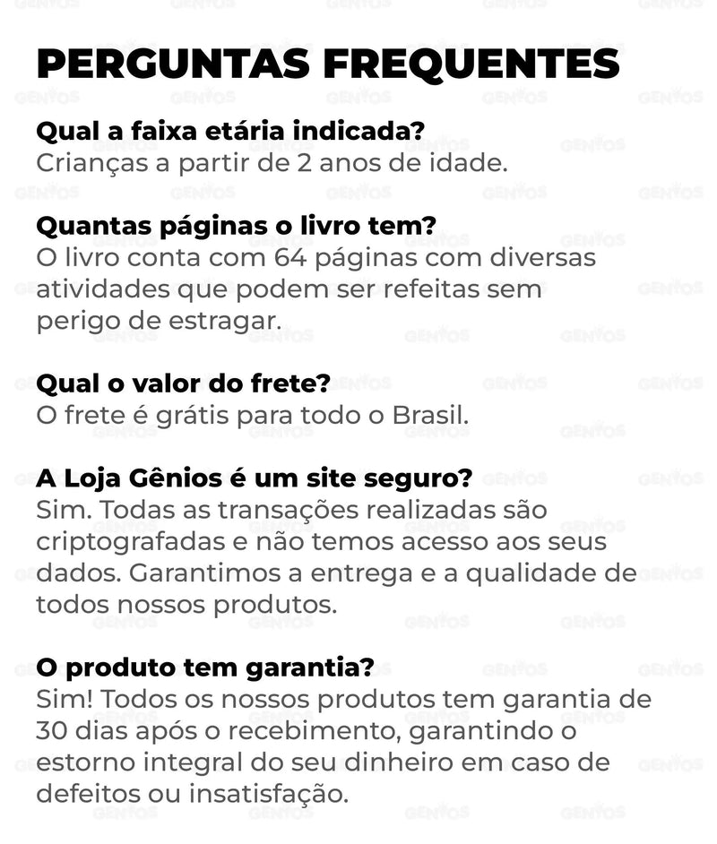 Livro de Desenvolvimento Infantil Buzz® + 8 Canetinhas e Apagador de Brinde