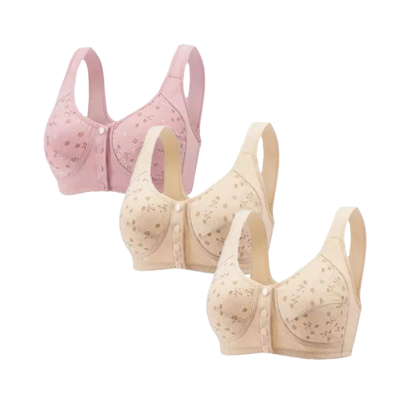 [COMPRE 2 LEVE 3] Sutiã Flora - Abertura Frontal - PROMO BUZZ 🌸